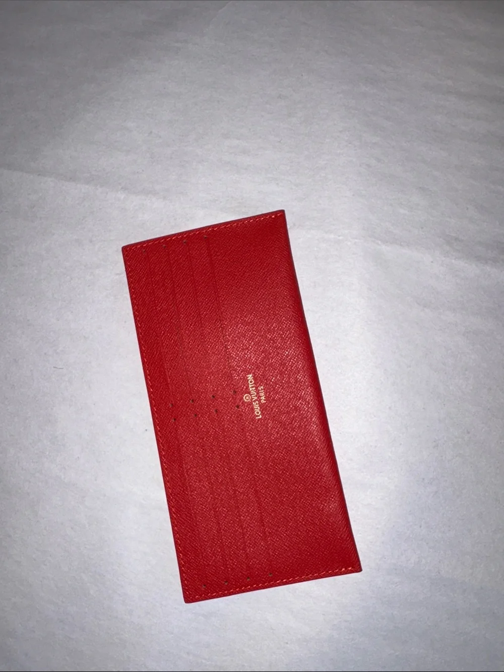 LV Louis Vuitton Paris Red Card Holder
